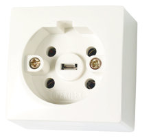 Vägguttag Perilex Jordat 3-pol 16A Malmbergs